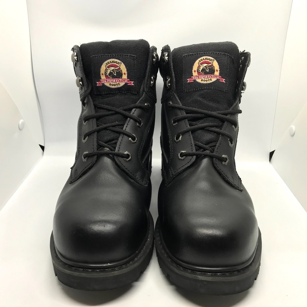 Mens Brahma Steel Toe Boots 10 1/2 W